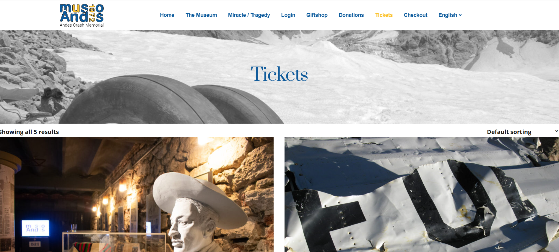 site museu dos andes ticket